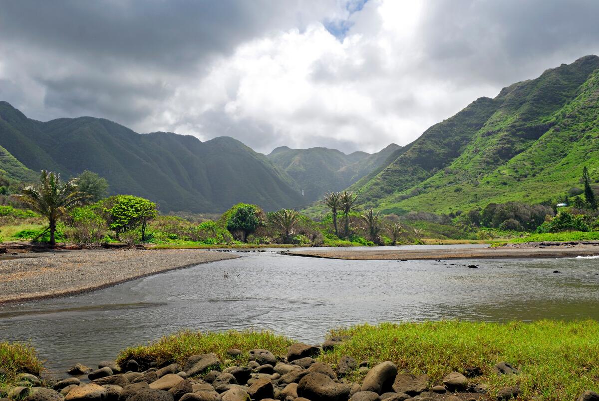 Halawa Valley on Molokai.