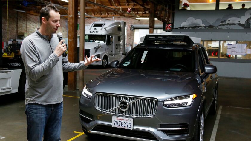 Anthony Levandowski, head of Uber's self-driving program, is at the center of a Waymo lawsuit against Uber.