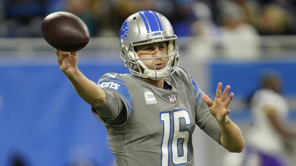 Lions earn first win of season with last-second victory over Vikings