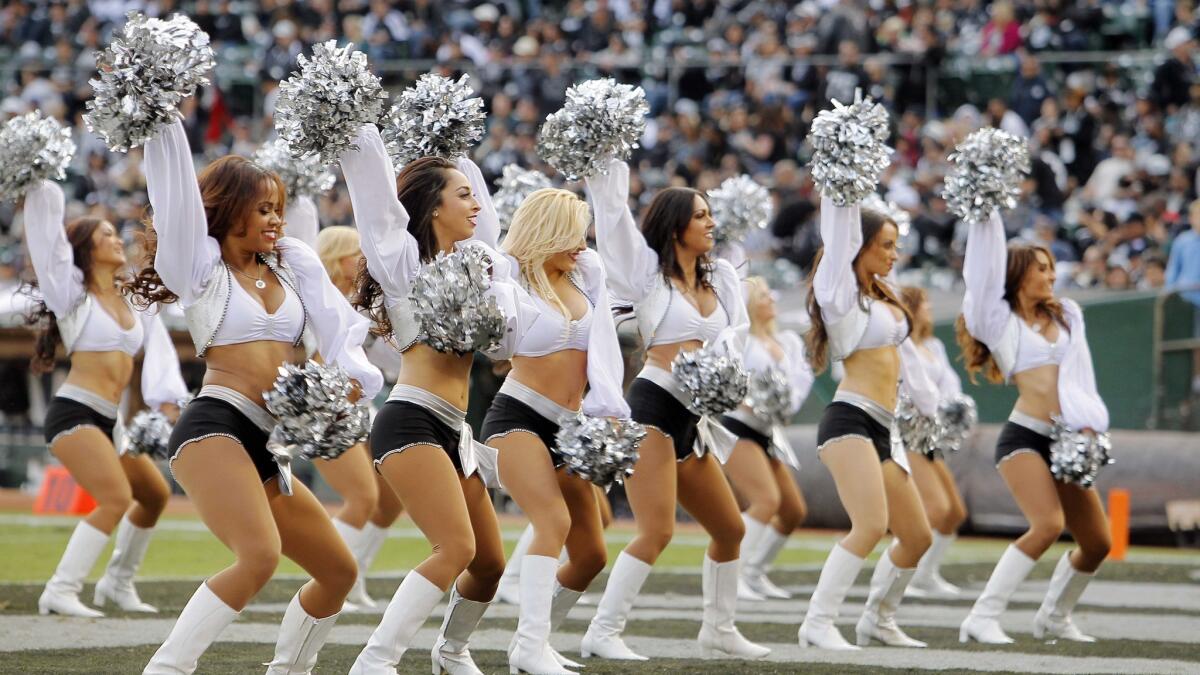 Raiderettes  Raiders cheerleaders, Oakland raiders, Cheerleading