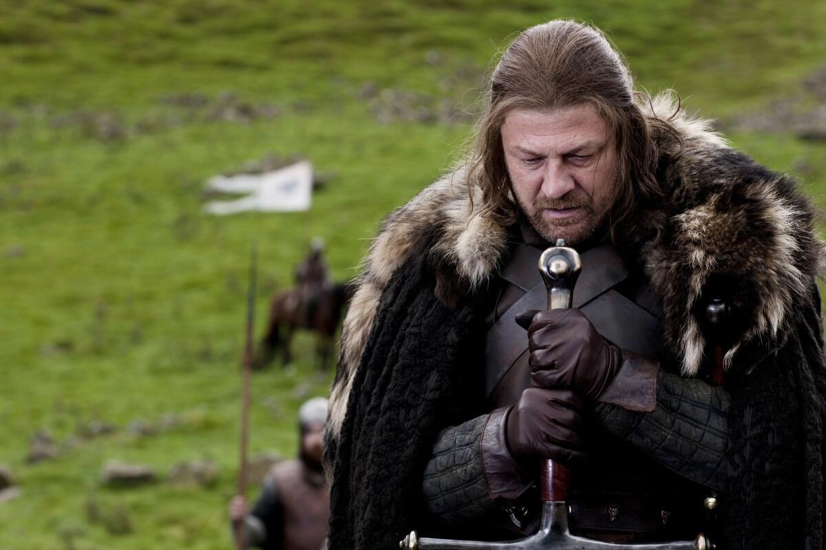 Scene from the HBO series "Game of Thrones." Sean Bean.