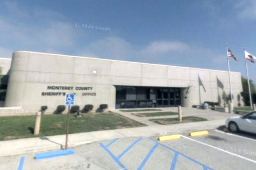 Monterey County Sheriff's Office headquarters, 1414 Natividad Rd, Salinas, CA.