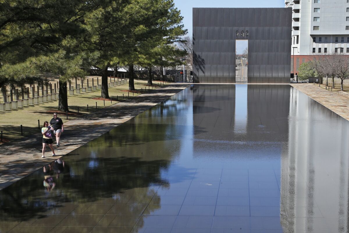 The coronavirus outbreak has scrapped plans for a live ceremony to mark the 25th anniversary of the Oklahoma City bombing.
