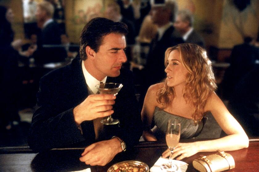 Chris Noth as Big and Sarah Jessica Parker as Carrie