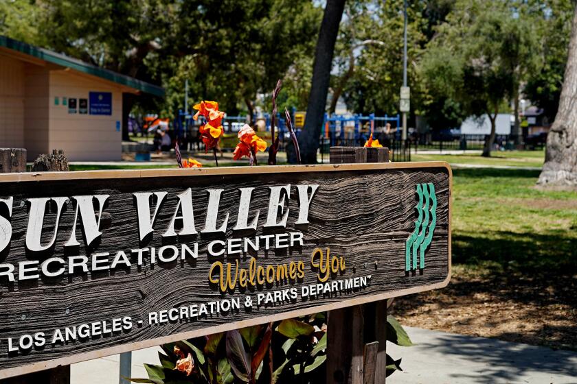 The Sun Valley Recreation Center is on Vineland Avenue.