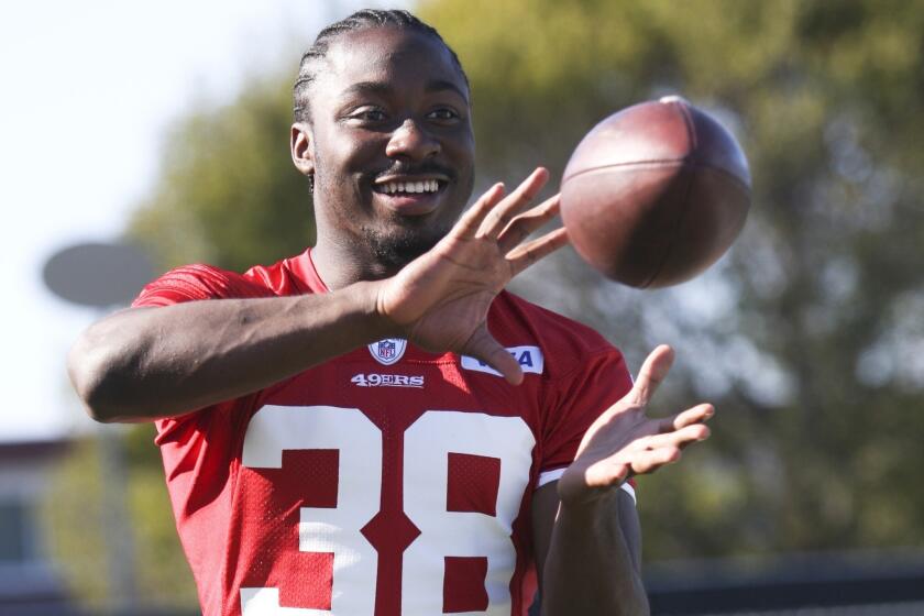 San Francisco 49ers rookie running back Marcus Lattimore hopes to make a meaningful contribution with the team this season after suffering a pair of devastating injuries in college.