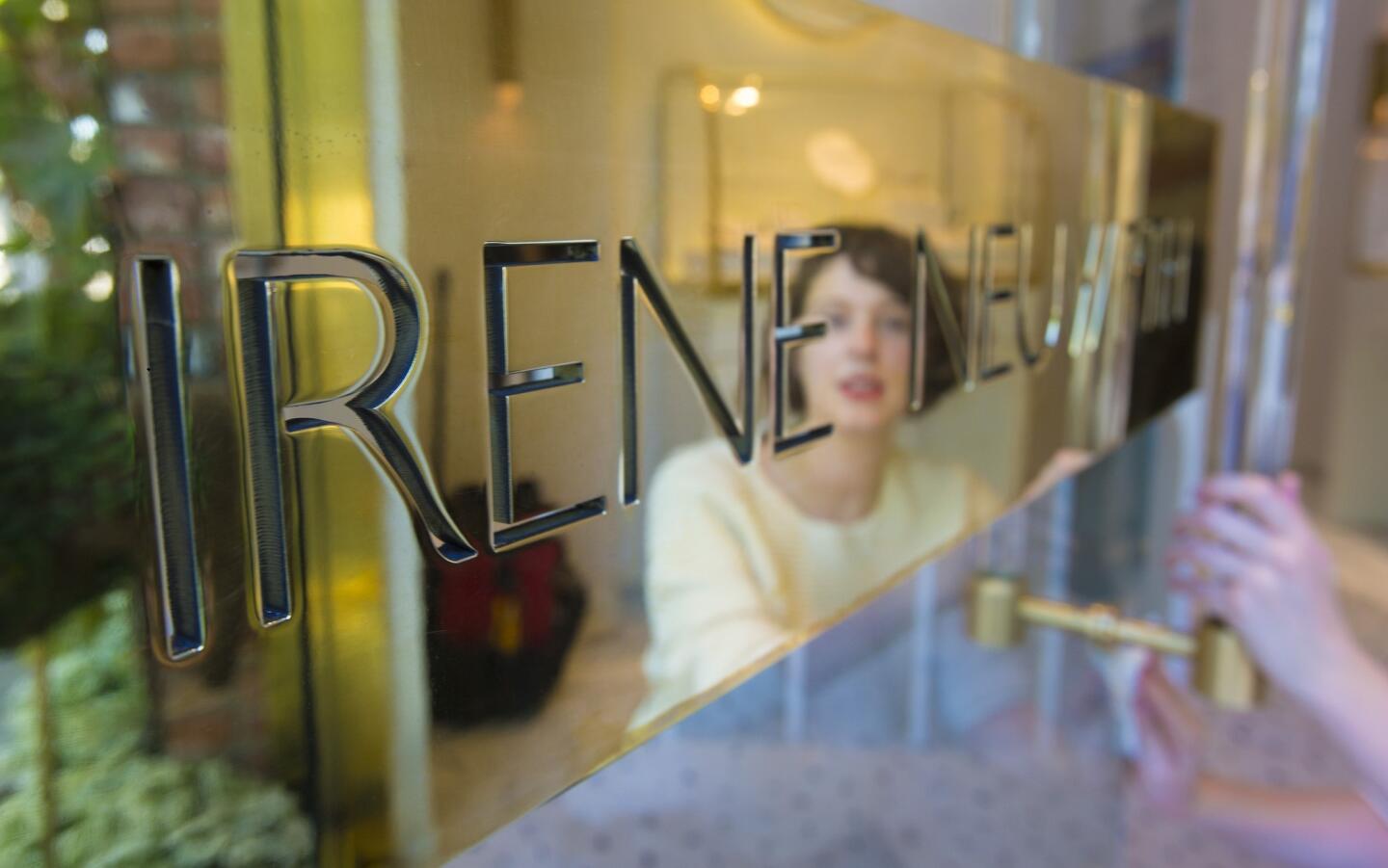 Jewelry designer Irene Neuwirth at her new Melrose Place flagship store.