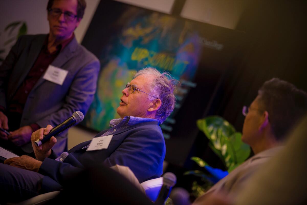SIO scientist Dan Cayan (center) is the principal investigator for a project intended to better simulate climate change.