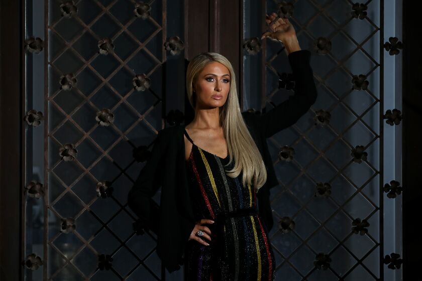 BEVERLY HILLS-CA-NOVEMBER 15, 2019: Paris Hilton is photographed at home in Beverly Hills on Friday, November 15, 2019. (Christina House / Los Angeles Times)