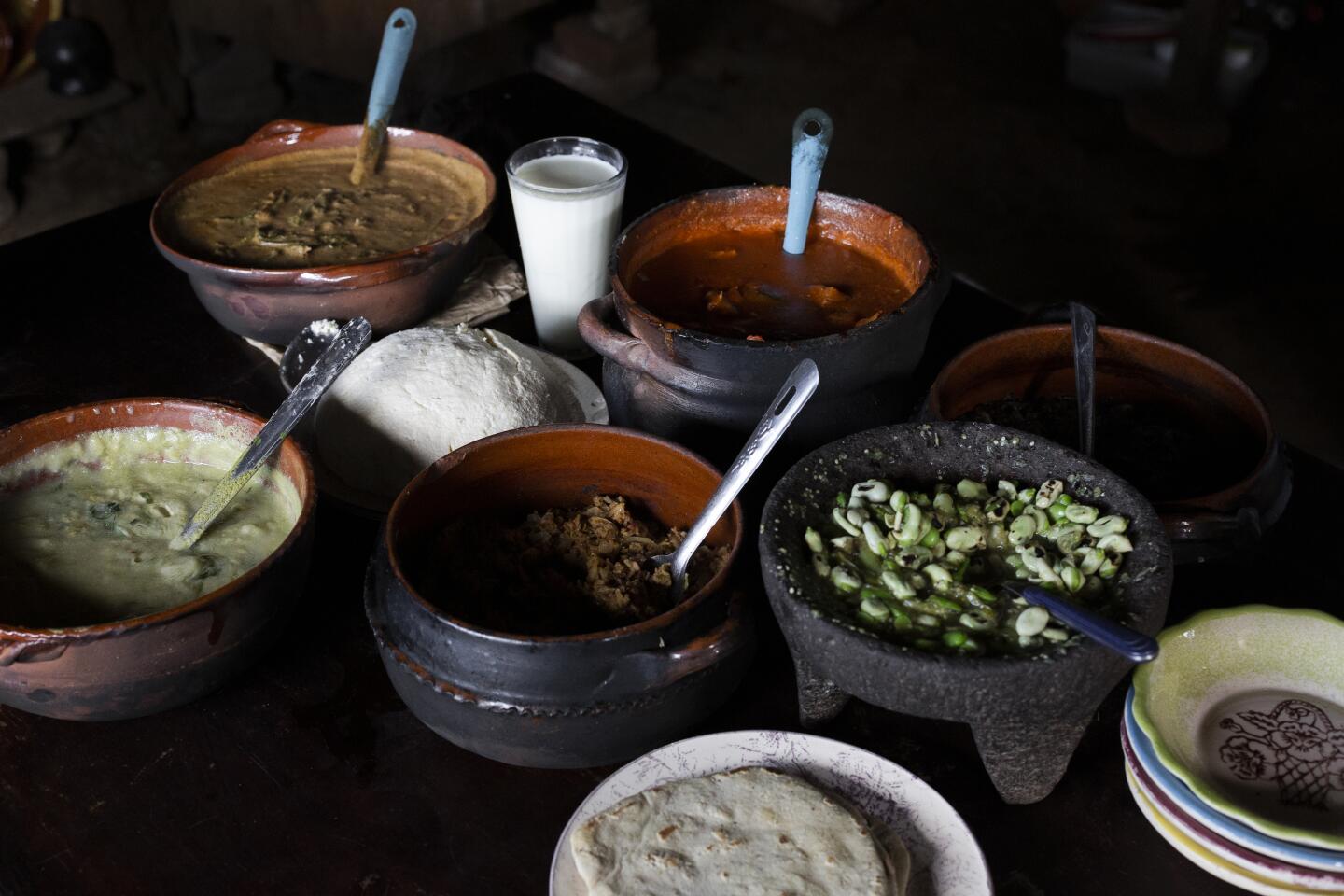 The dishes of Cherán