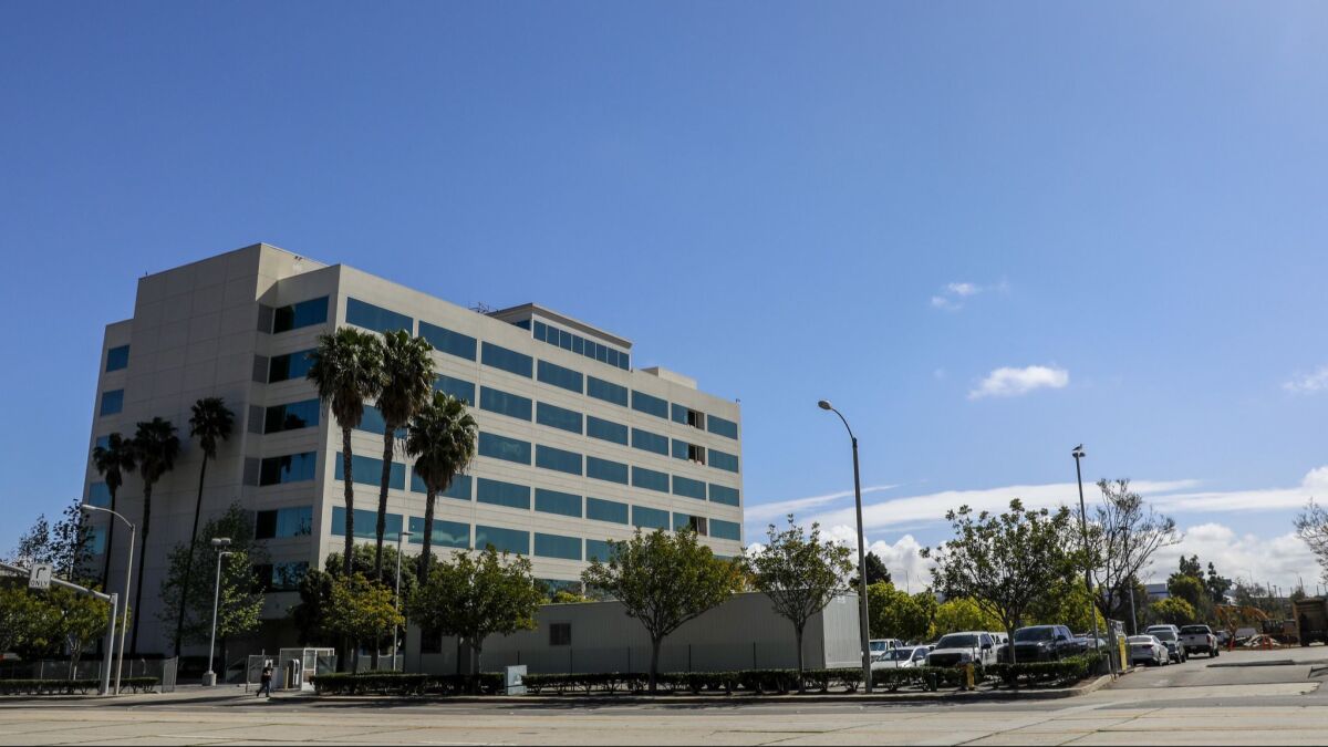 The building at 2300 E. Imperial Highway in El Segundo is the future home of the Los Angeles Times, according to Dr. Patrick Soon-Shiong, who is in the process of buying the newspaper.