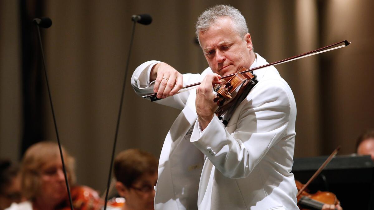 The LA Phil's Martin Chalifour will be the featured soloist for Mendelssohn's Violin Concerto.