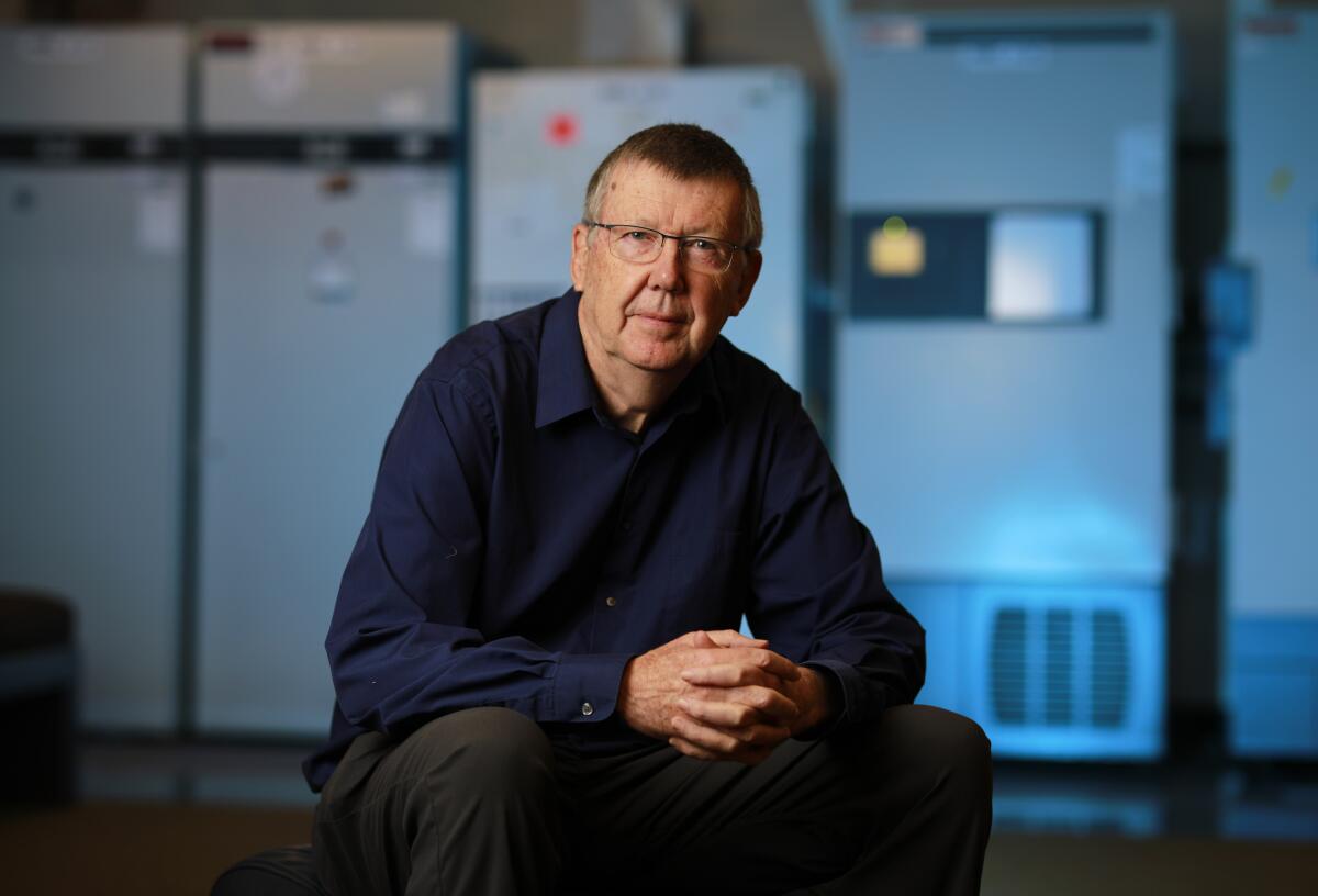 Scientist Dennis Burton, PhD., Chair of the Department of Immunology and Microbiology at Scripps Research.