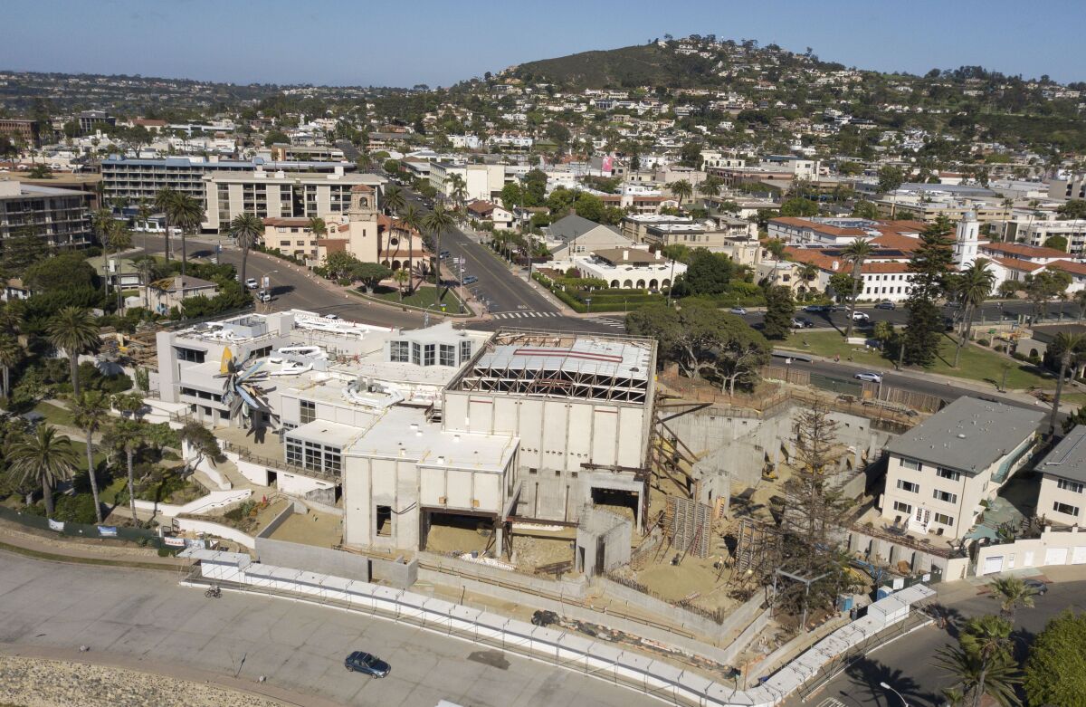 The La Jolla campus of the Museum of Contemporary Art San Diego in the midst of renovation.