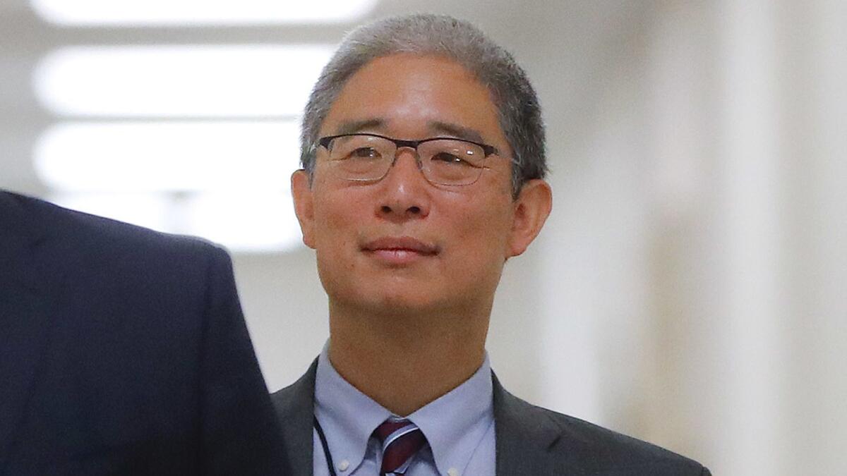 A former British spy told Bruce Ohr, a senior Justice Department lawyer, that Russian intelligence believed it had Donald Trump "over a barrel," according to multiple people familiar with the encounter.