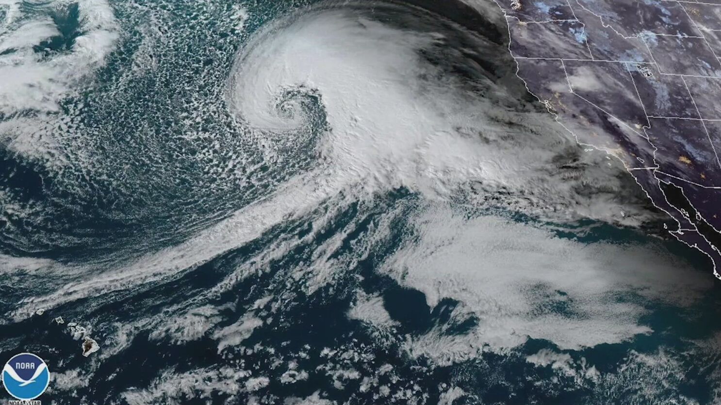California declares a state of emergency after a bomb cyclone strikes the state