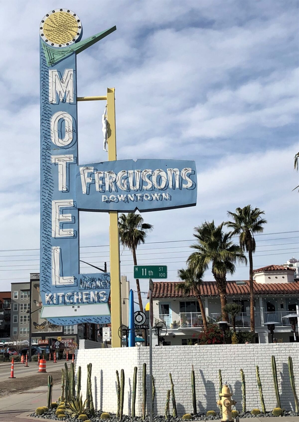 Fergusons Downtown was a motel in the 1960s that has been turned into a space filled with shops, restaurants and events.