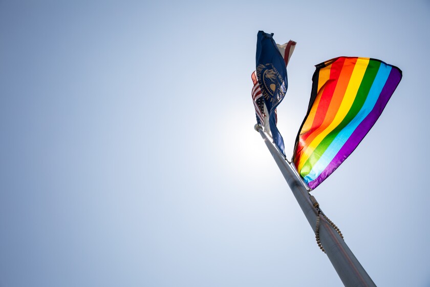La Mesa raises rainbow flag to celebrate Pride Month The San Diego
