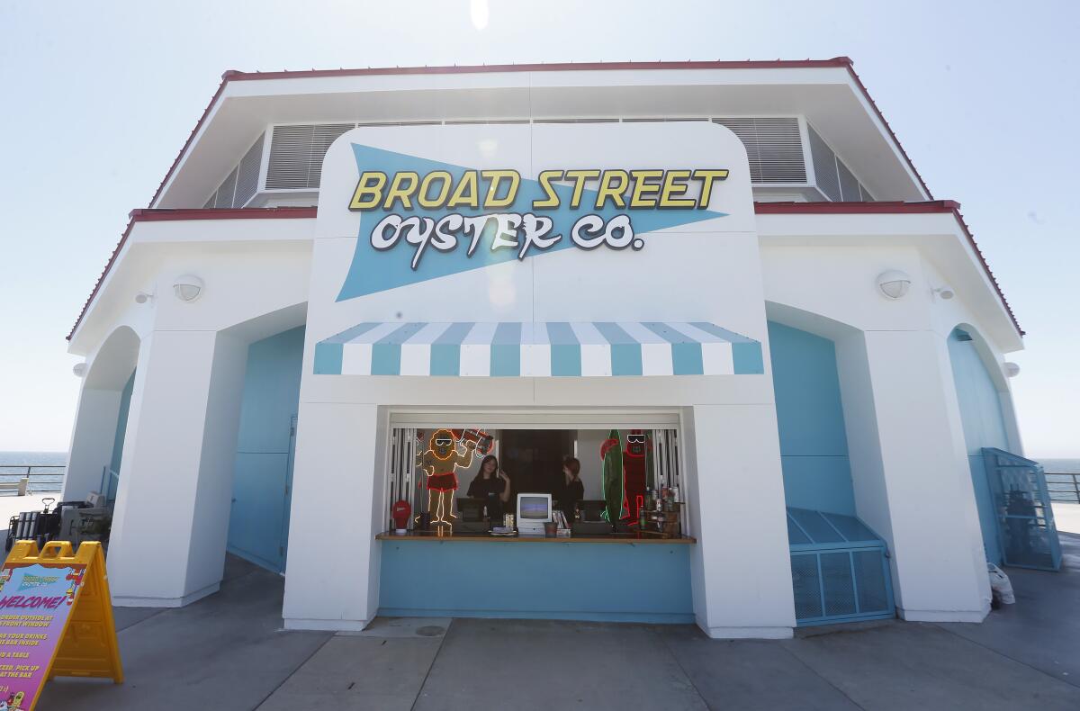 Broad Street Oyster Co. has opened at the end of the Huntington Beach Pier.