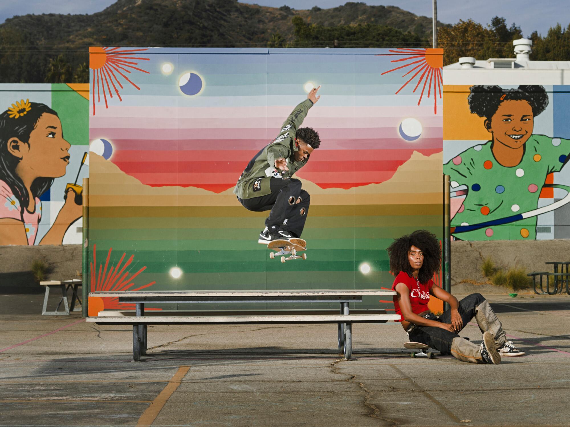 Imagem de Sam Muller e Keala Marquez Skate x Fashion