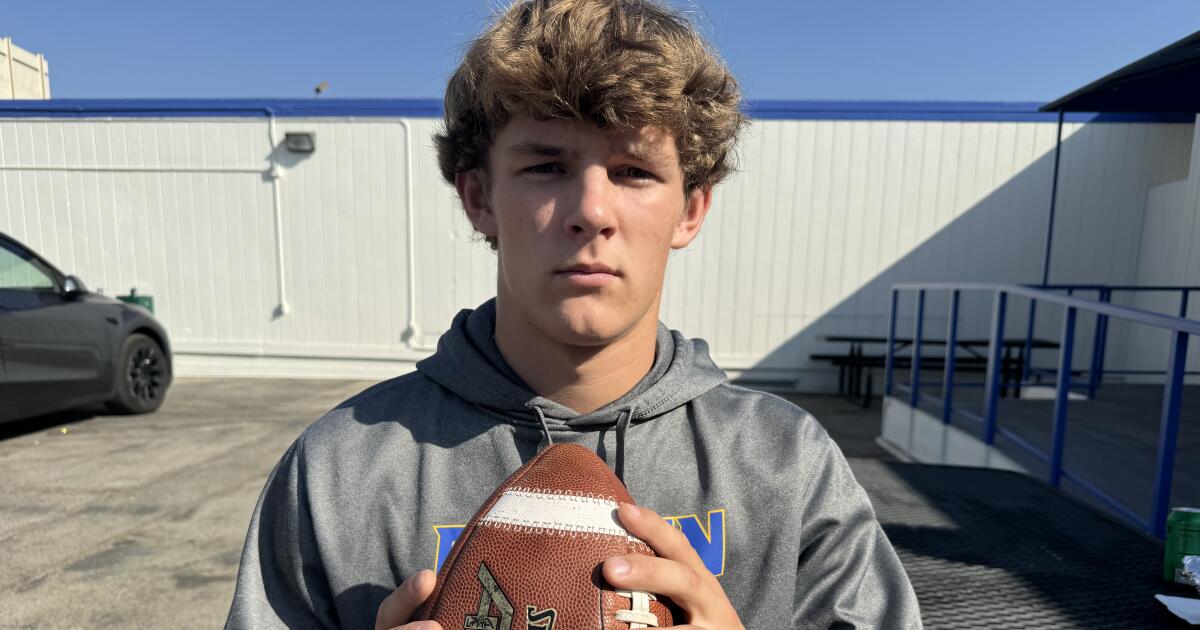 George Hastings is a do-it-all sophomore football star at Agoura