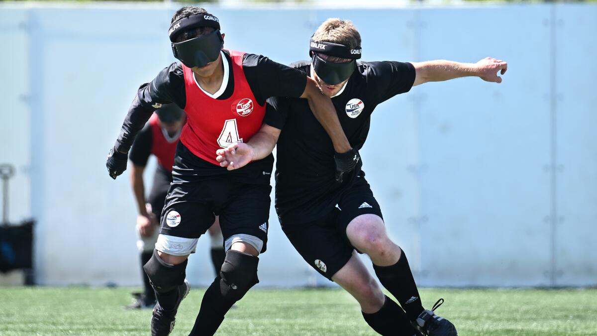 Newly launched U.S. national blind football team dreaming big for LA 2028  Games