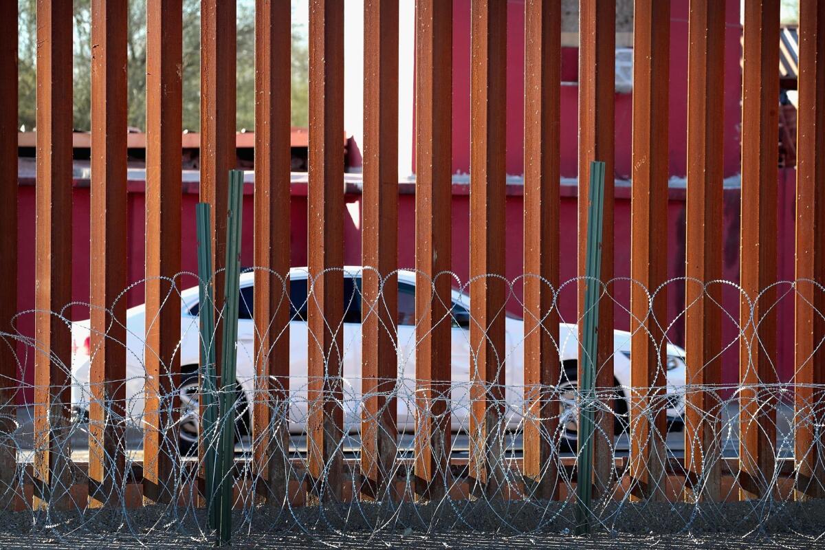 La frontera en Mexicali.