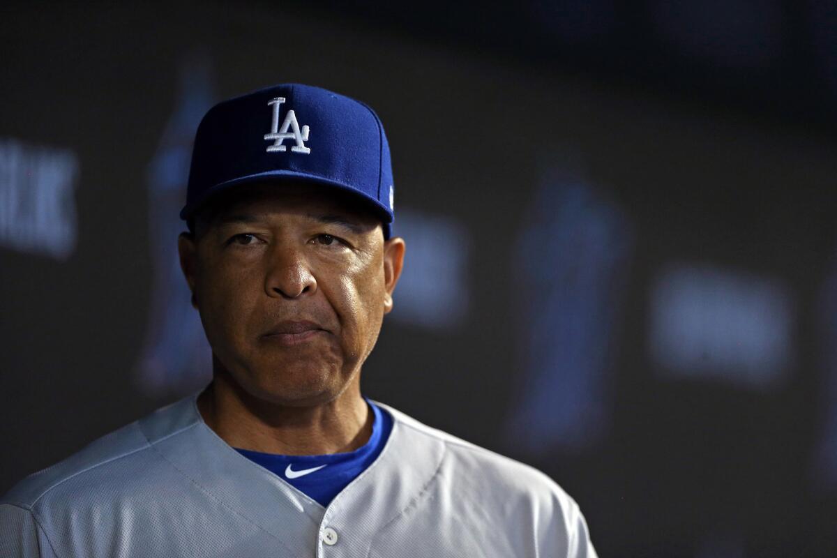 Los Angeles Dodgers manager Dave Roberts  