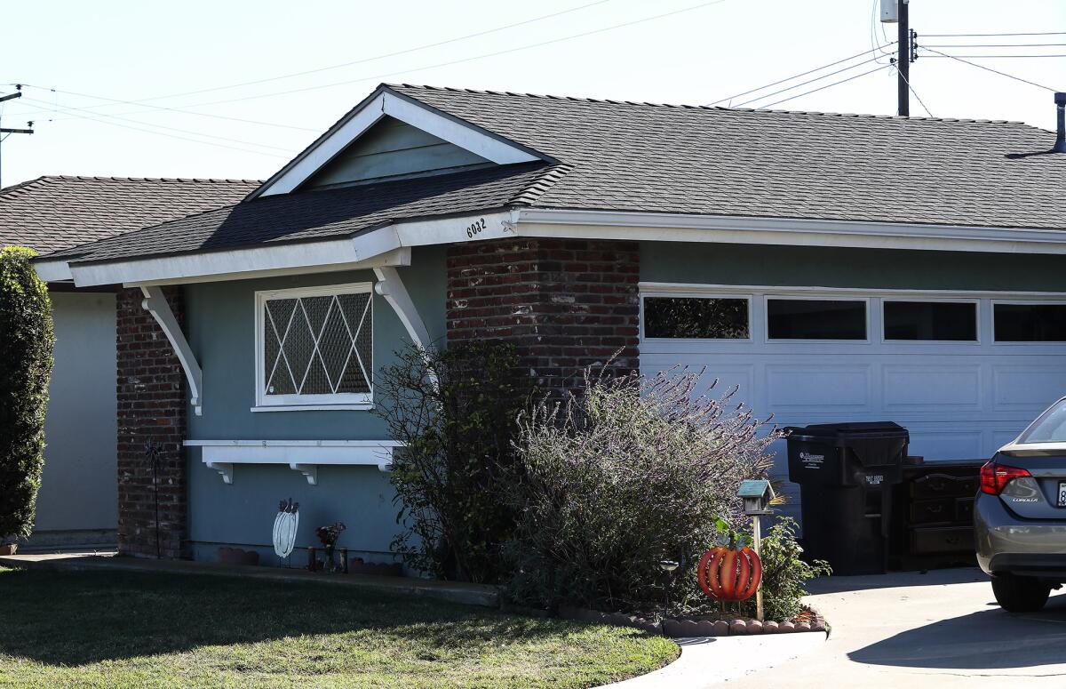 Huntington Beach police found the body of an elderly woman in a home on Tyndall Drive the morning of Nov. 17.