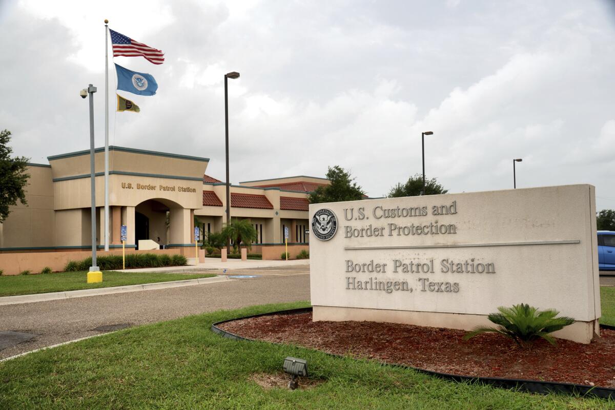 U.S. Border Patrol station in Harlingen, Texas