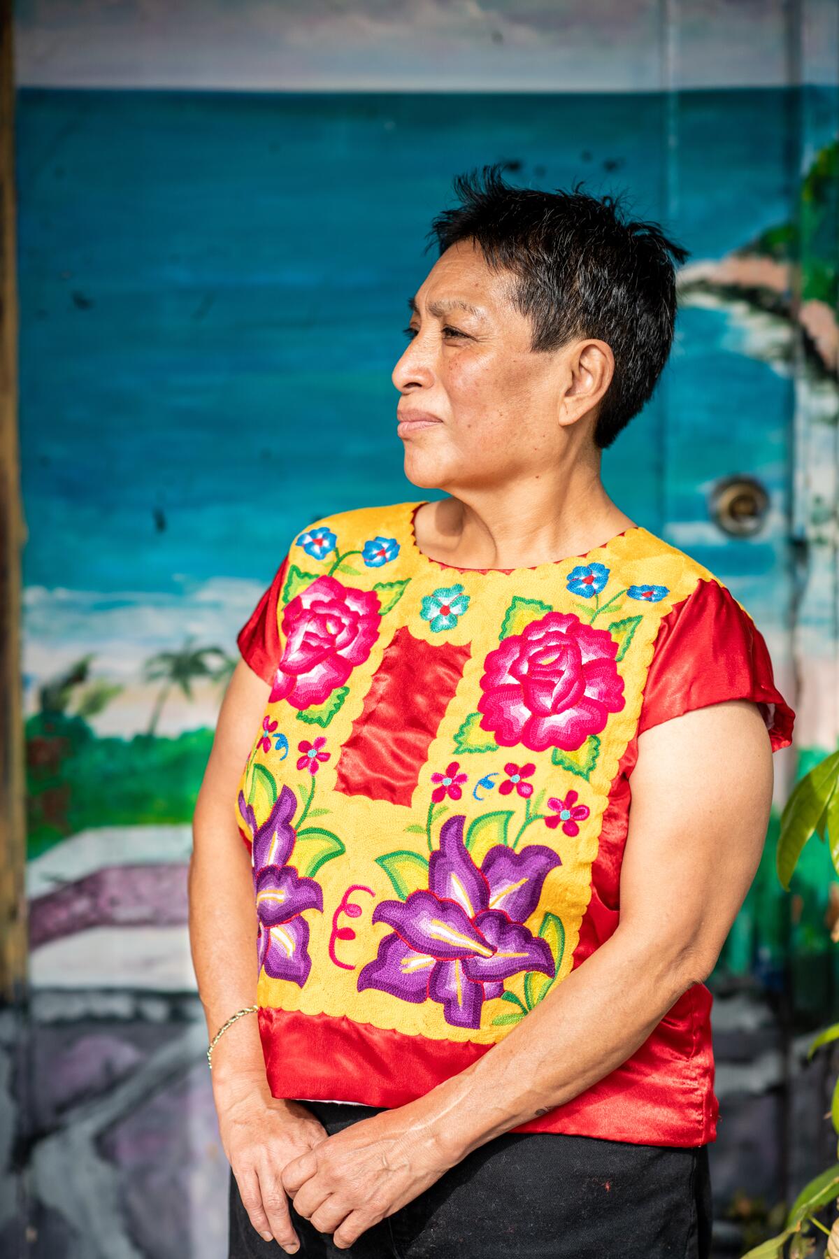 Dominga Velasco Rodriguez, head chef at Sabores Oaxaqueños.