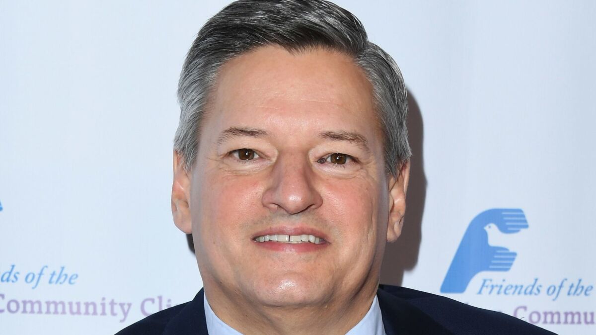 Netflix Chief Content Officer Ted Sarandos at the Friends of the Saban Community Clinic's 42nd annual gala in Beverly Hills in November 2012 .