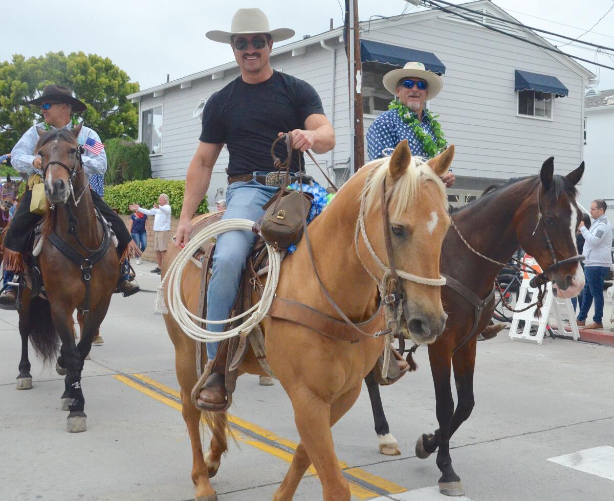Cowboys on horseback will return for the 29th annual Balboa Island Parade on June 2.