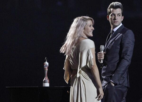 Ellie Goulding and Mark Ronson