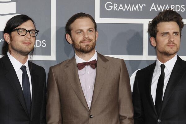 The band, nominated for best rock album, joked that win or lose they're planning on having a good time. "The party is always in the same place either way," said drummer Nathan Followill, joking that that place would be at a local El Pollo Loco.