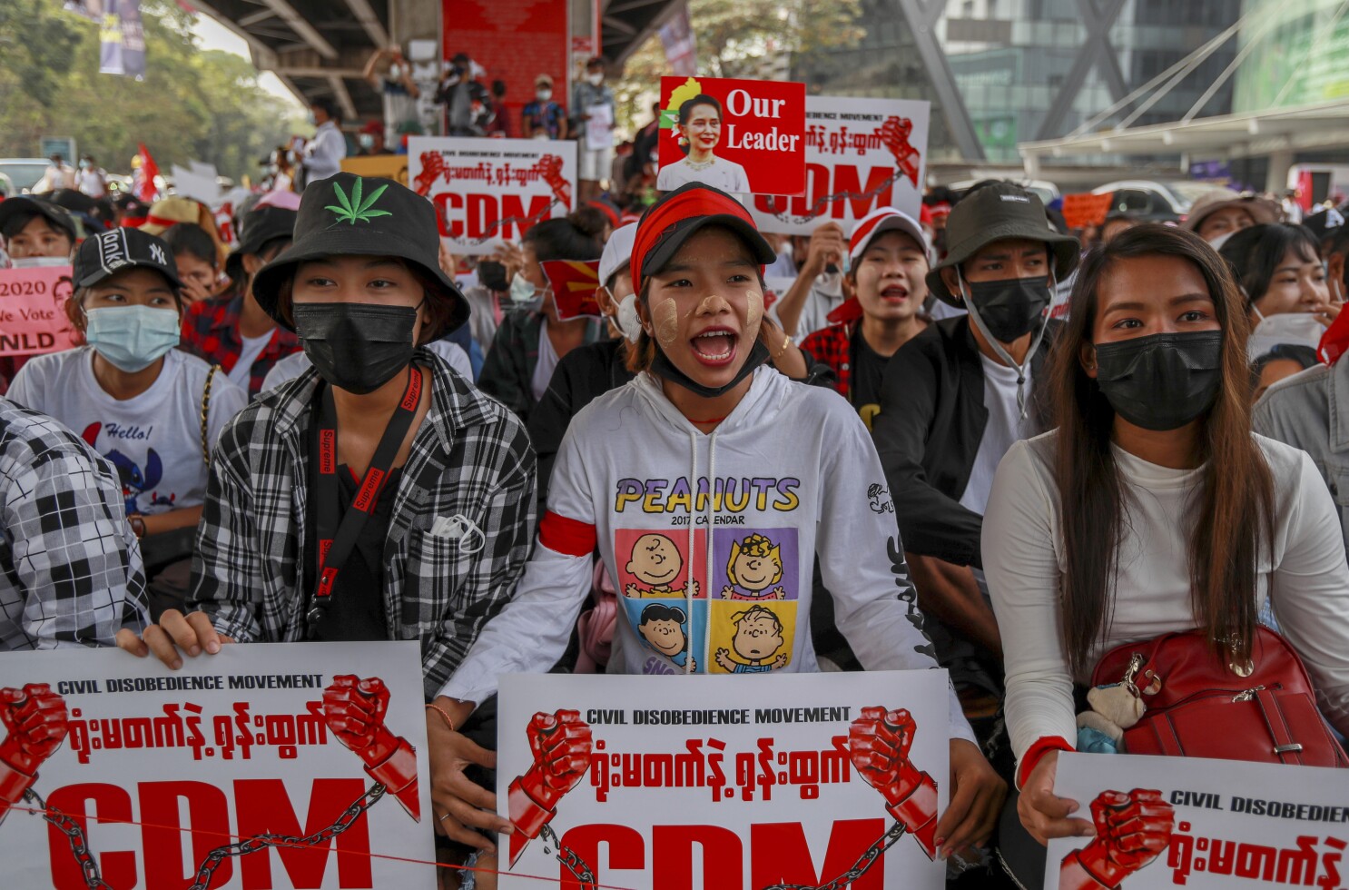 Myanmar Protests Focus On Junta S Economic Support The San Diego Union Tribune