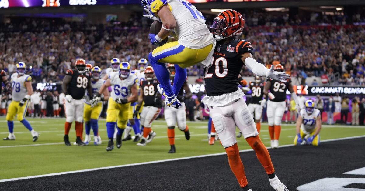 Super Bowl Live: Kupp named Super Bowl MVP after winning TD - The San Diego  Union-Tribune