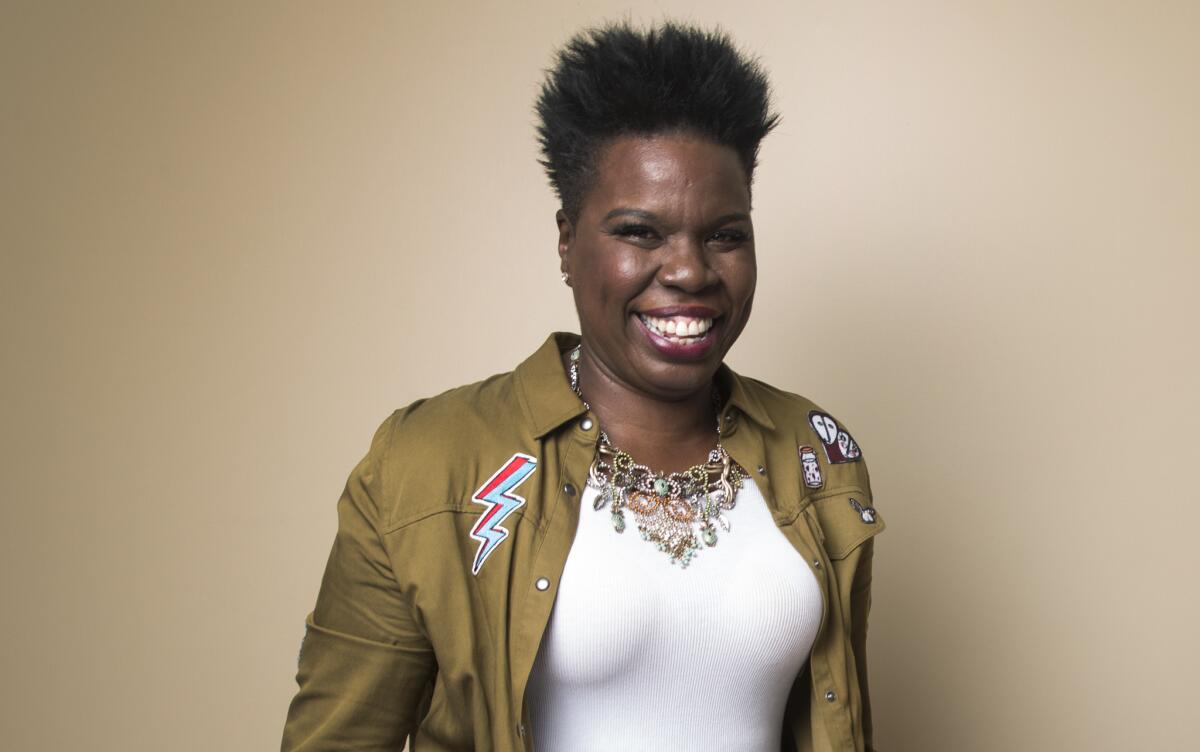 Actor Leslie Jones poses for a portraits at the Four Seasons Hotel in Los Angeles on July 8, 2016.
