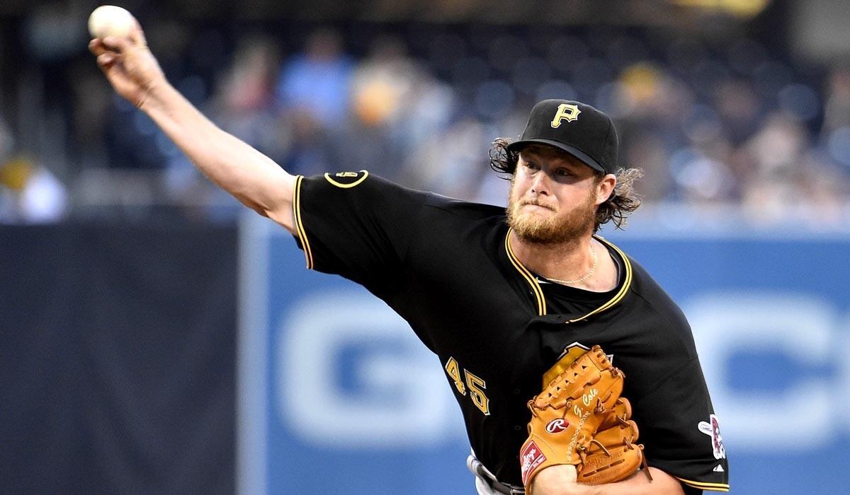 Pirates starting pitcher Gerrit Cole is 6-3 with a 3.64 earned-run average this season.