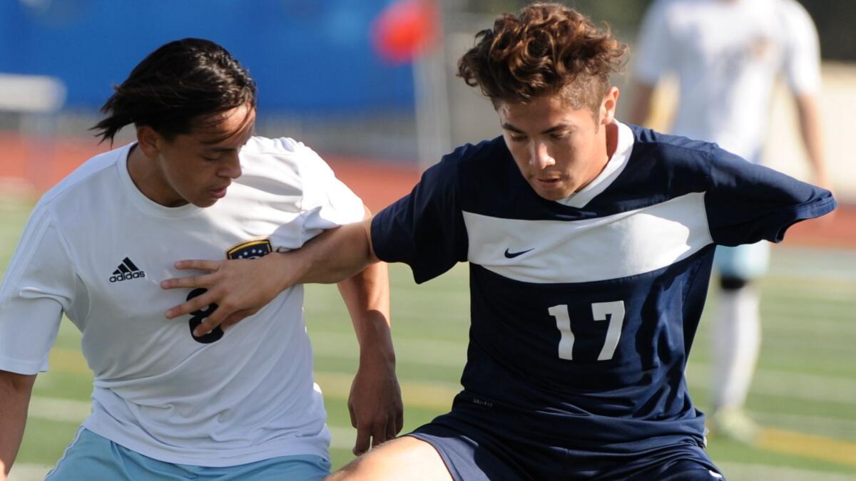 Lucas Rosales of La Quinta (right) was born without a left arm.