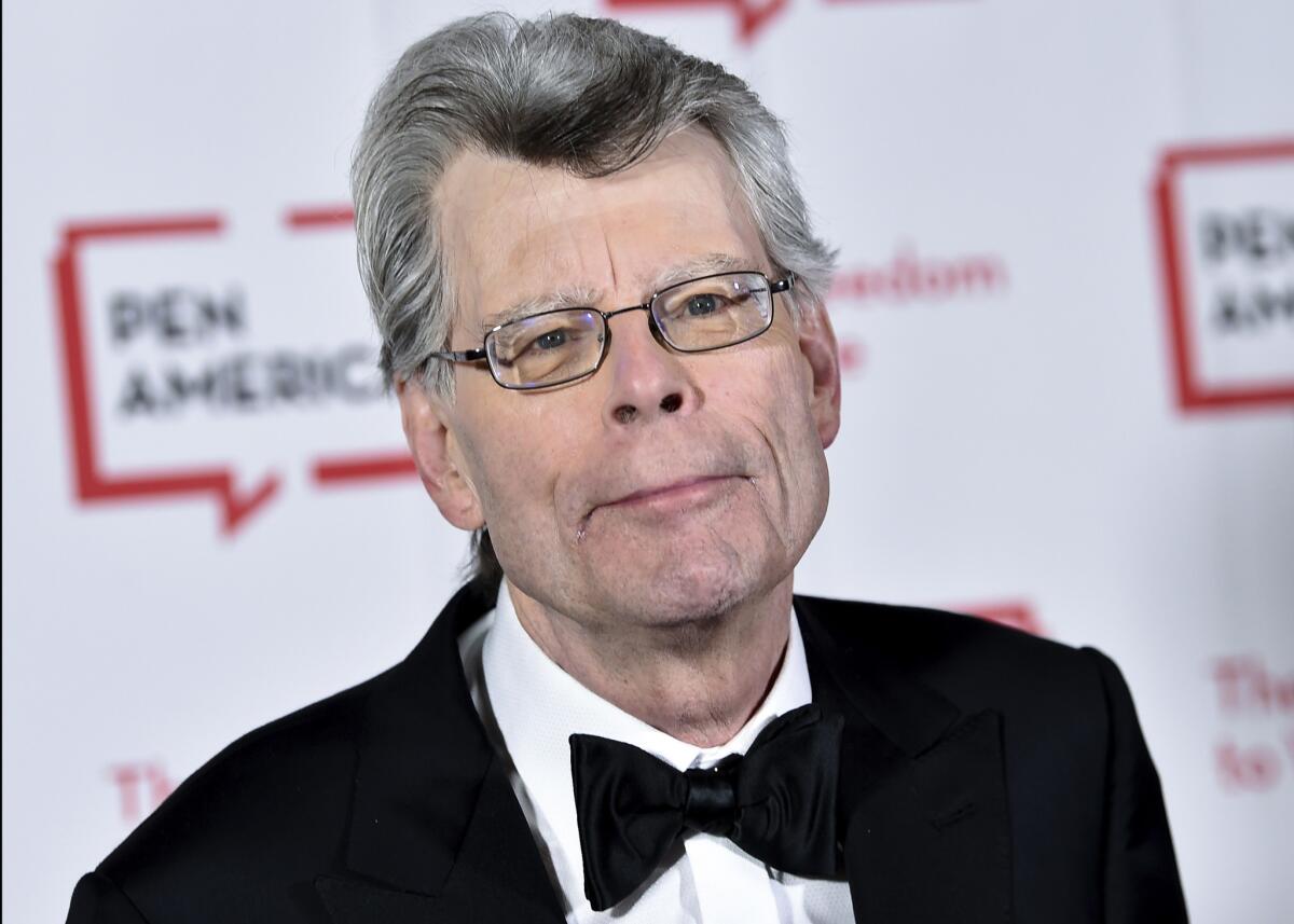 Stephen King attends the 2018 PEN Literary Gala at the American Museum of Natural History in New York.