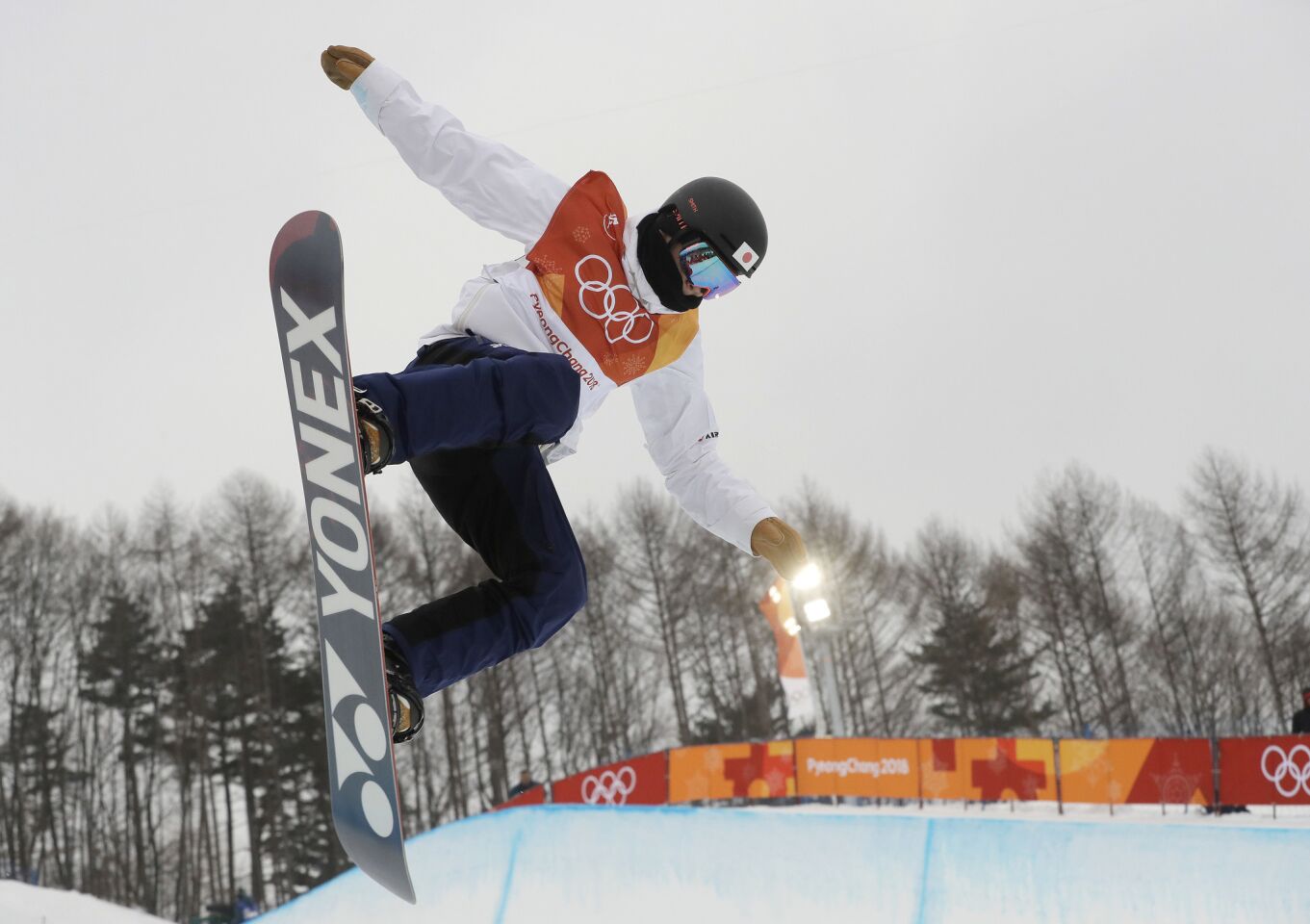 APphoto_Pyeongchang Olympics Snowboard Men