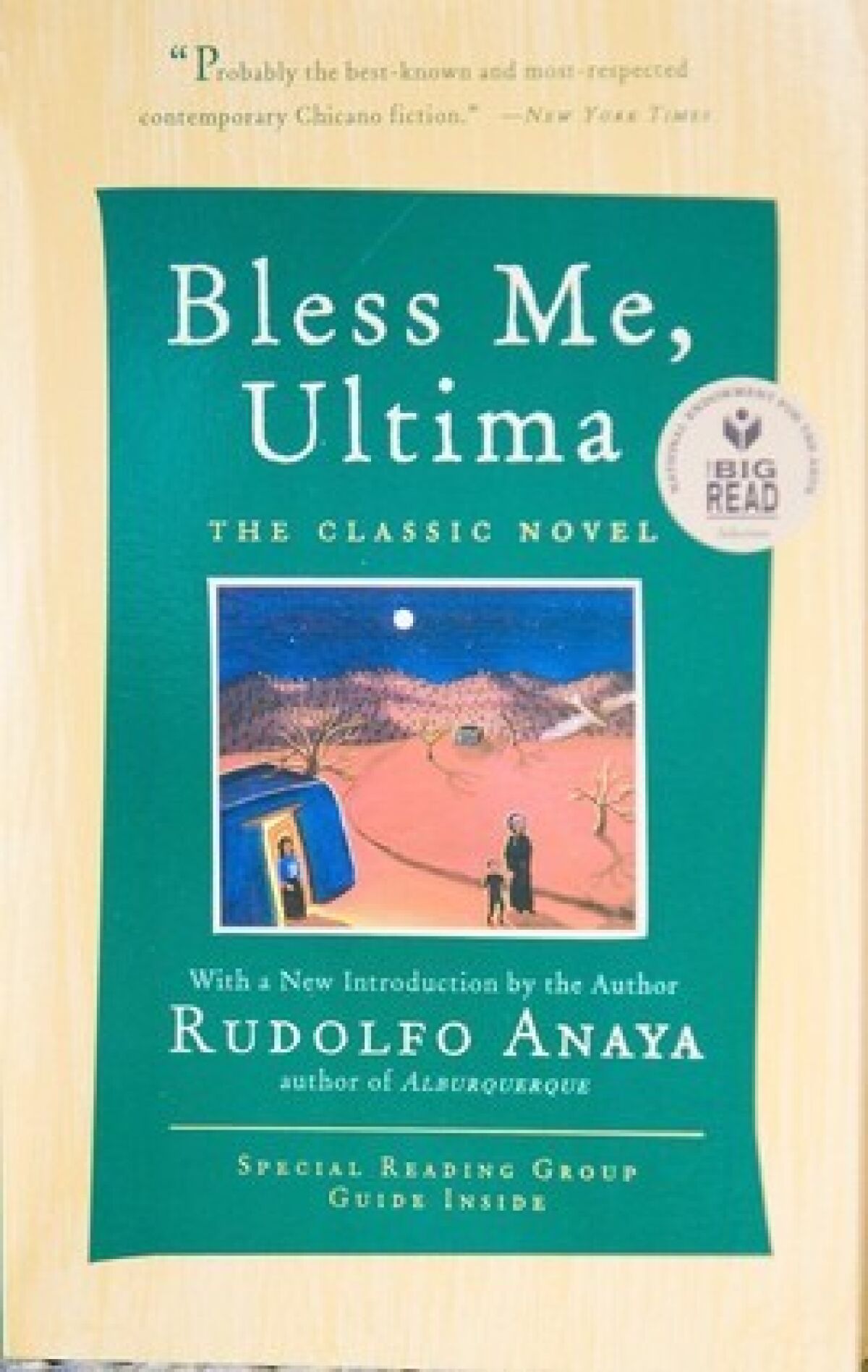 Rudolfo Anaya's 1972 coming-of-age novel "Bless Me, Ultima."