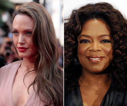 Angelina Jolie tops Oprah on Forbes celebrity power list