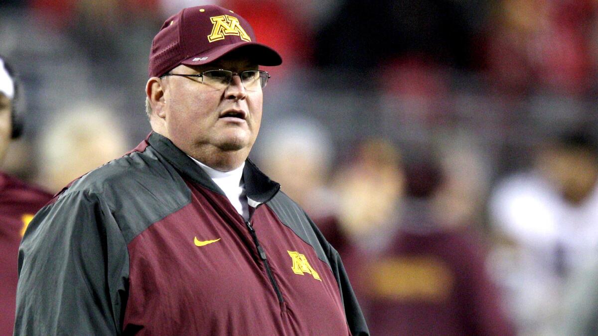 Tracy Claeys is no longer Minnesota's interim football coach after accepting a three-year deal from the university.
