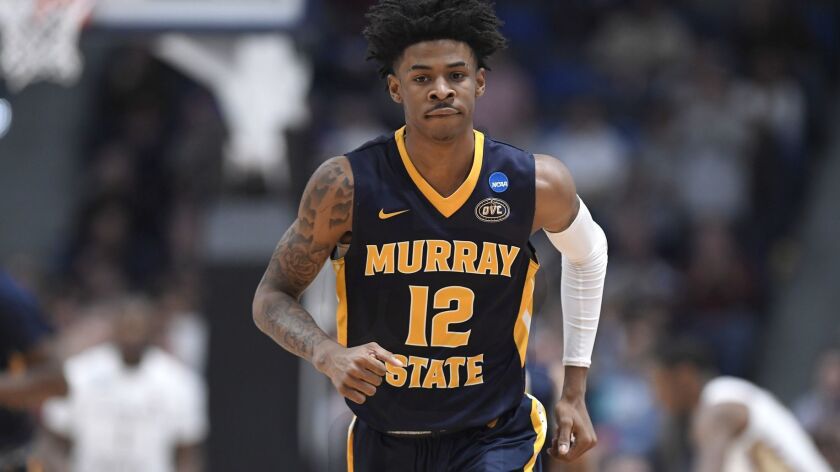 Murray State's Ja Morant is considered the second-best player available in the upcoming NBA draft.