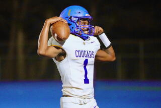 Freshman Jason Grant Jr. had the winning touchdown catch for No. 2-ranked Crenshaw in win over Carson.
