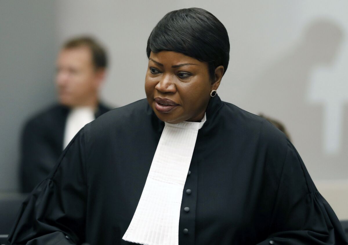 Prosecutor Fatou Bensouda 