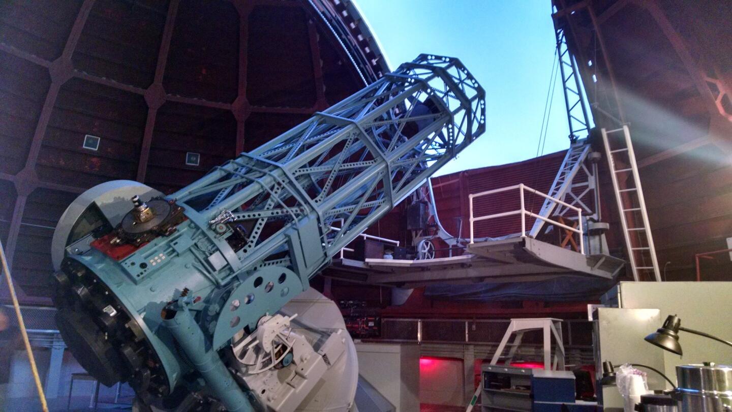The 60-inch telescope saw first light on Mt. Wilson in 1908. It can be reserved for public events from the Mt. Wilson Institute.