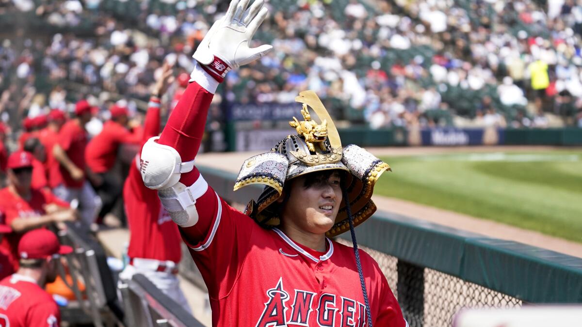 Shohei Ohtani homers twice as Angels rout White Sox - Los Angeles